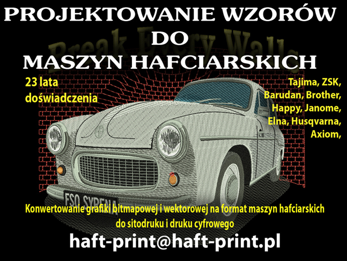 projektowanie wzorów hafciarskich wykonywanie projektów do haftu komputerowego projektowanie haftu projektowanie wzorów do hafciarek komputerowych projektowanie wzorów do maszyn hafciarskich konwertowanie grafiki do haftu